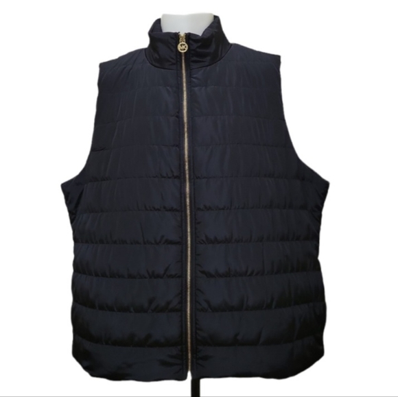 MICHAEL Michael Kors Jackets & Blazers - MICHAEL Michael Kors Black Quilted Puffer Vest Size 3X